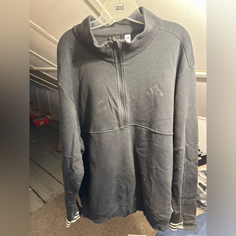 Adidas Quarter Zip Sweatshirt size XXL